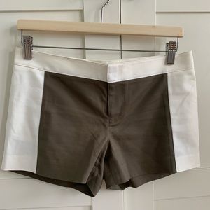 Club Monaco colour blocking shorts.